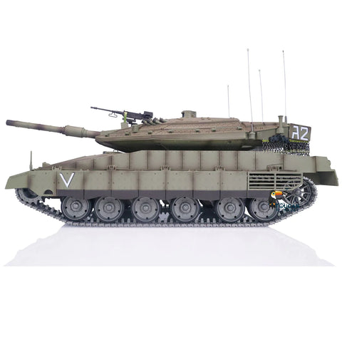 Heng Long New Arrival RC Tank 1/16 TK7.0 3958 -1 IDF Merkava MK IV PRO Edition Metal Gearbox Sprockets Tracks Idlers Road Wheels
