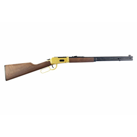 DOUBLE BELL WINCHESTER M1894 CO2 GAS POWERED GEL BLASTER REAL WOOD VERSION (Golden) - iHobby Online