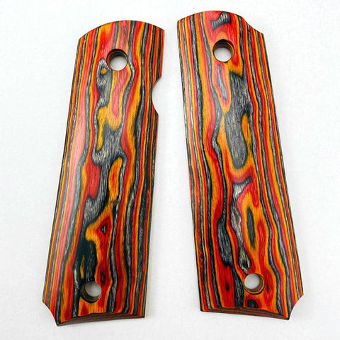 Real Wood Multi-color Wood Texture Pistol Grip Set for GE 1911 V10 Gas Blowback Pistols With A Set Screw - iHobby Online