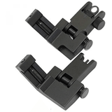 45 Degree Offset Flip Up Iron Sights for Rifle Gel Blaster,Rapid Transition Backup Front and Rear Spring Loaded Metal Sights - iHobby Online