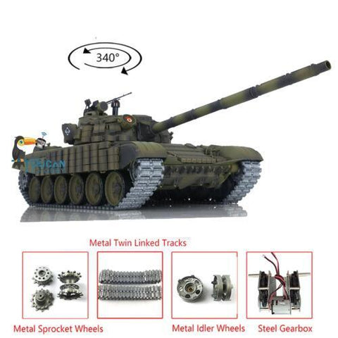 1/16 HengLong 3939-1PRO 7.0 RC Metal Upgraded Battle T72 Tank Track Linkages - iHobby Online