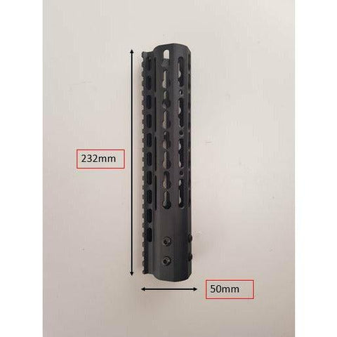 9" NSR Keymod Handguard Metal Gel Blaster Handguard Fishbone - iHobby Online