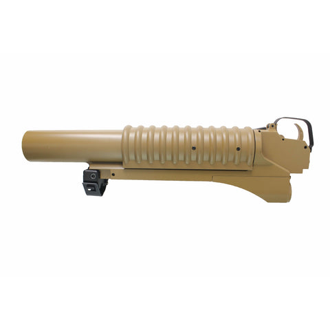 Double Bell M-55LS M203 Long Metal Grenade Launcher Gas Powered Gel Blaster (Colour: Tan) - iHobby Online