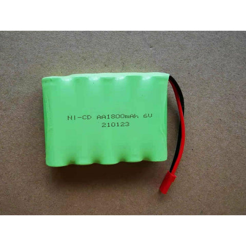 1800mAh 6V Ni-CD Battery For RC Racing Cars, Boats, Tanks, or other - iHobby Online