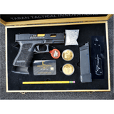 Double Bell Glock 19 TTI Style JW John Wick Pistol With Wood Case GBB Gel Blaster - iHobby Online