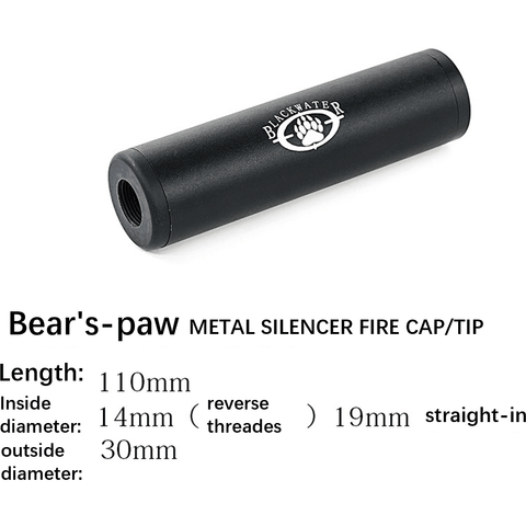 Bear's-paw Metal Suppressor Silencer - iHobby Online