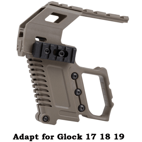 Glock Gel Blaster Pistol Carbine Kit Quick Reload For G17 G18 G19 (Colour: Tan) - iHobby Online