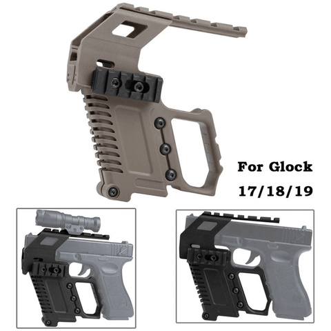 Glock Gel Blaster Pistol Carbine Kit Quick Reload For G17 G18 G19 (Colour: Tan) - iHobby Online