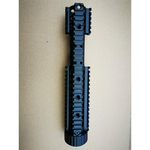 12" MOD Cut Metal Handguard Gel Blaster Handguard Fishbone (Colour: Black) - iHobby Online