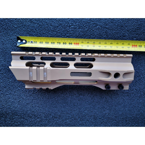 7" Shark Metal Handguard Gel Blaster Handguard Fishbone (Colour: Tan) - iHobby Online