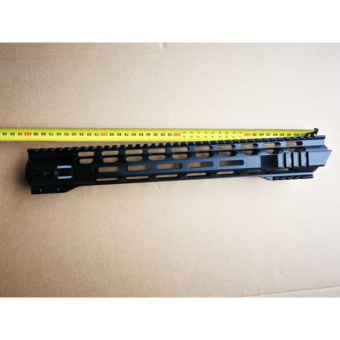 15" Shark Metal Handguard Gel Blaster Handguard Fishbone (Colour: Black) - iHobby Online