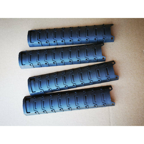 Handguard Grip Panels For Gel Blaster Handguard Fishbone (Colour: Black Turtles Shell Style) - iHobby Online
