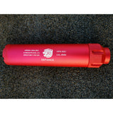 Lion-Head - 19mm Metal Suppressor (Colour: Red) - iHobby Online