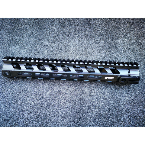 12" XPower Metal Handguard Gel Blaster Handguard Fishbone (Colour: Black) - iHobby Online