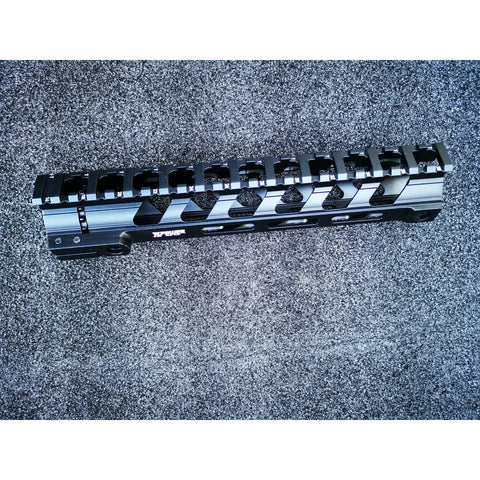 9" XPower Metal Handguard Gel Blaster Handguard Fishbone (Colour: Black) - iHobby Online