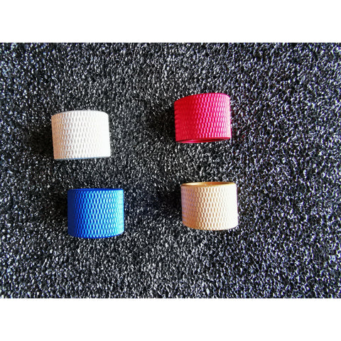 4 Decoration Metal Ring Tip 19mm Adapts 14mm (Colour: Red, Blue, Silver, Gold) - iHobby Online
