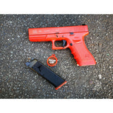 Double Bell Glock 17 G17P Gen5 Type Coloring Gas Blowback Gel Blaster Red Practice Custom Green Gas Version - iHobby Online