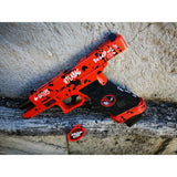 DOUBLE BELL Glock 17 DP17 TEABAG Gel Blaster Deadpool Custom Deluxe Green Gas Version Blowback - iHobby Online