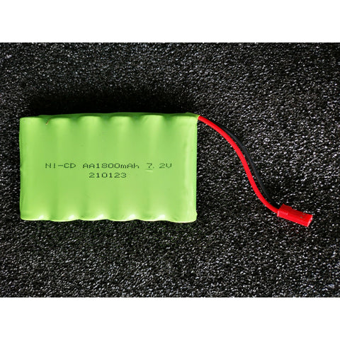 1800mAh 7.2V Ni-CD Battery For RC Racing Cars, Boats, Tanks, or other - iHobby Online