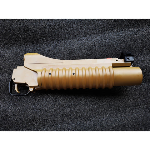 Double Bell M-55SS M203 Short Metal Grenade Launcher Gas Powered Gel Blaster (Colour: Tan) - iHobby Online