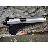 DOUBLE BELL INFINITY 795Y HI-CAPA 5.1 Gel blaster Gas POWERED Blowback (Black with Silver)