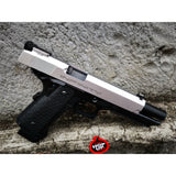 DOUBLE BELL INFINITY 795Y HI-CAPA 5.1 Gel blaster Gas POWERED Blowback (Black with Silver)