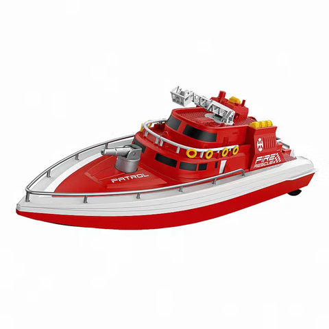 RC Boat Skytech H160 2.4G Radio Controlled Fire Rescue Boat With Water Cannon