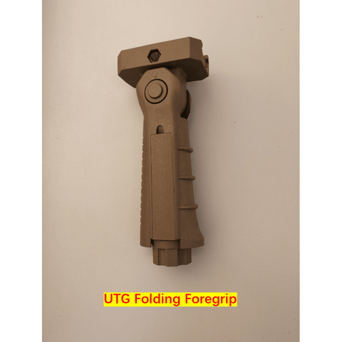 UTG Folding Foregrip Black or Tan Gel Blaster Part - iHobby Online