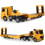 Remote Control 1/20 Scale RC Tractor Truck Mercedes-Benz Actros Flat Bed Trailer