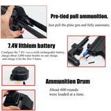 AU JinMing MP5 V2 G8 Gel Ball Toy Blaster Drum-Mag Water Crystal Bullet Adult