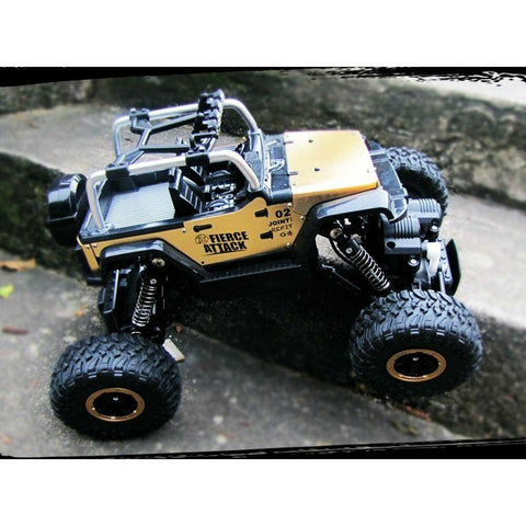 Au store 1:18 RC Radio Remote Control Off-road Jeep Trucks 4WD with LED Light