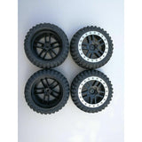 4PCS Wheel Rim & Tires Remo Hobby 1:10 1:8 Short Course RC Truck 12mm Hub P2046