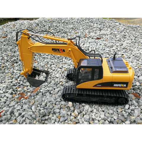 Au Store Remote Control HUINA 1:14 2.4G 15CH Die-Cast Tractor Excavator Digger